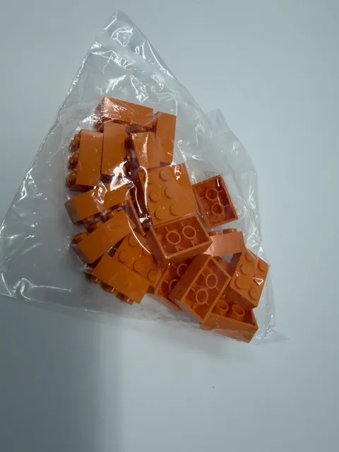 LEGO 3002 New Orange 2x3 Bricks Parts Factory Sealed Lot Of 20