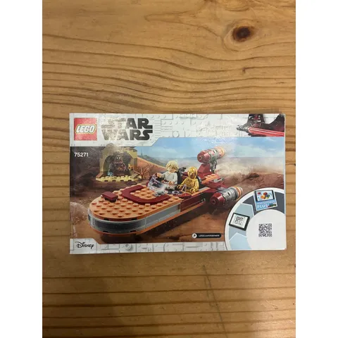LEGO Star Wars 75271 Luke Skywalker's Landspeeder Instruction Manual Only