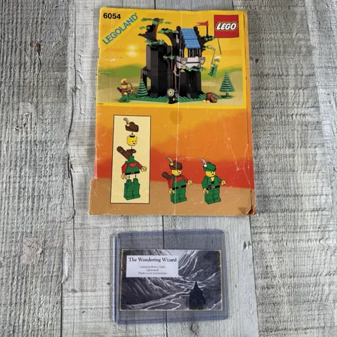 Vintage Lego Legoland Castle 6054 Forestmen's Hideout | Instruction Book Only