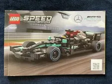 LEGO Instruction Manual 76909 Speed Champions Mercedes AMG Petronas Formula 1 F1