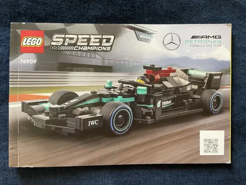 LEGO Instruction Manual 76909 Speed Champions Mercedes AMG Petronas Formula 1 F1