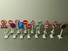 Lego Classic Town Road Signs Joblot Bundle. Nice condition.