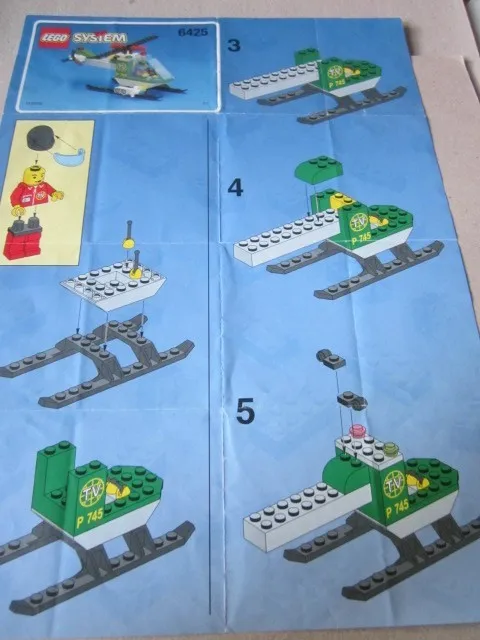 Lego Building Instructions Instruction System 6425