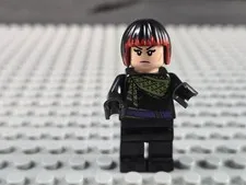 Lego TMNT Karai - Scarf and Dark Red Hair highlights tnt047 SHIPS Saturday
