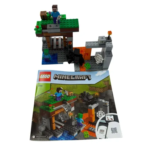 LEGO Minecraft The Abandoned Mine 21166 Manual - No Box - Missing one piece