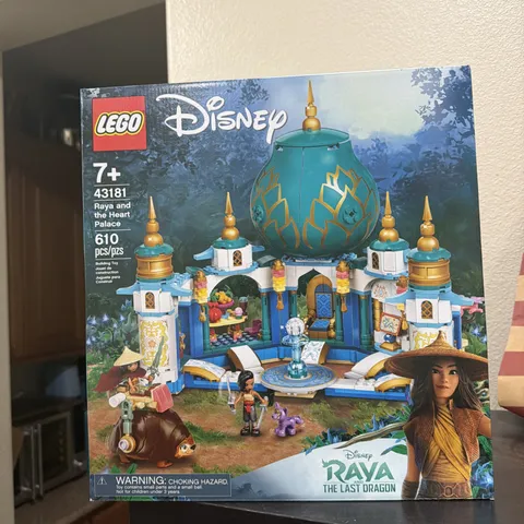 LEGO RAYA THE LAST DRAGON lot 43181 43184 Heart Palace Sisu Disney NEW/SEALED
