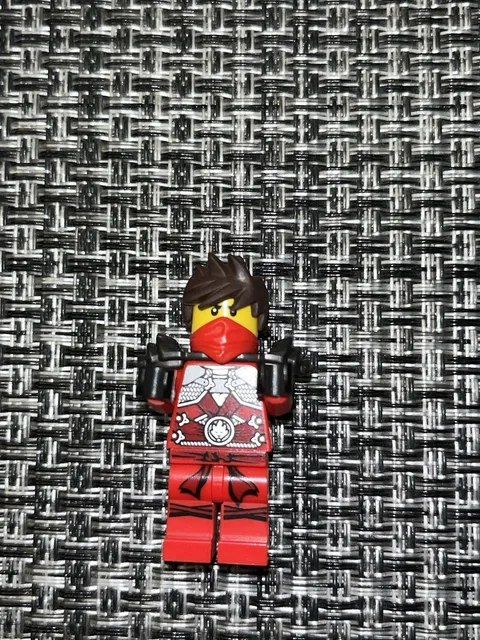 LEGO NINJAGO Movie Kai Red Ninja Minifigure w/ Armor, Hair & Backpack