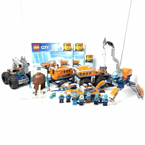 LEGO CITY: Arctic Mobile Exploration Base 60195 + 60192 Near Complete READ