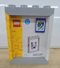 LEGO Classic Picture Frame - Grey, stackable, fits 5" X 7" Photos