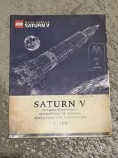 Lego Nasa Apollo Saturn V Rocket Building Instructions 21309 Manual ONLY