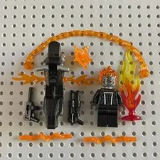LEGO Ghost Rider Robbie' Reyes Minifigure Marvel 76173 sh0678 (2021)