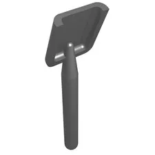 LEGO® Part 3837 - Minifigure, Utensil Shovel / Spade - Handle with Round End
