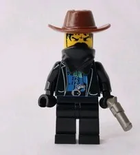 LEGO Western Cowboys ww007 Bandit 1 Black  Minifigure