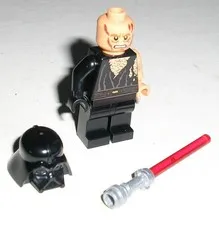 LEGO Star Wars ANAKIN SKYWALKER Battle Damaged w Darth Vader Helmet Minifig 8096