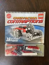 LEGO Crazy Action Contraptions, Spiral Bound Activity Kit by Klutz | As-is