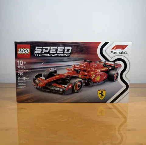 LEGO Speed Champions Ferrari SF-24 F1 Race Car 77242 275pcs Age 10+
