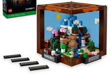 LEGO Minecraft The Crafting Table Collectible Building Set 21265 Box Wear READ