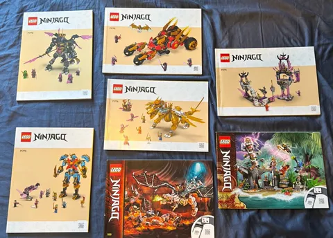 LEGO NINJAGO Instruction Manual Booklets Lot 71771 71772 71773