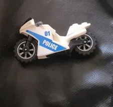 Lego Motorcycles for Minifigures: Police Dirt Bike Sport Cruiser #3 Chassis