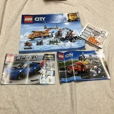Lego City Manual Lot With Stickers Arctic Speed Champions Police NO PIECES