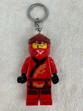 Lego Ninjago Legacy Keychain Light Kai Red Light Up LED Figure