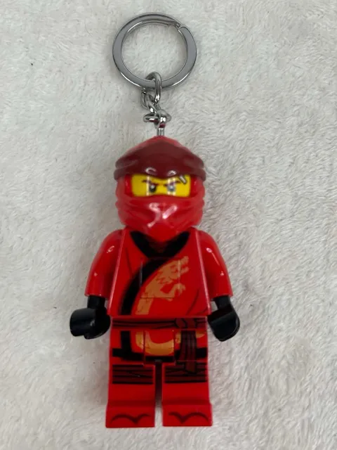 Lego Ninjago Legacy Keychain Light Kai Red Light Up LED Figure