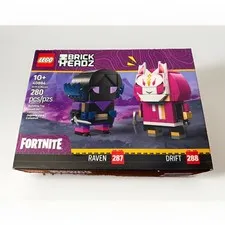 LEGO 40884 Brickheadz Drift & Raven Fortnite NIB New in Box
