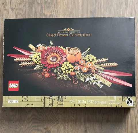 LEGO Icons Dried Flower Centerpiece 10314 812 pcs Age 18+