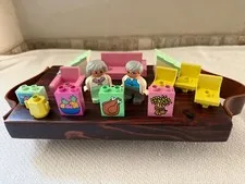 Vintage Duplo Legos Replacement Pieces Various Pieces from Playhouse Sets 1990s