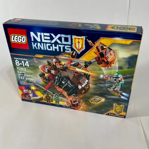 LEGO NEXO Knights 70313 Moltor’s Lava Smasher New Sealed Retired