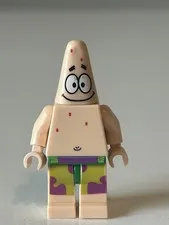 Lego SpongeBob SquarePants Minifigure Patrick (BOB002) From 3827 Retired