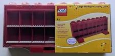 LEGO KP004 Large Minifigure Display Case 16 Red 2011 - NEW - SEALED - RETIRED