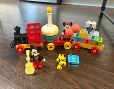 LEGO DUPLO Disney 10941 Mickey & Minnie Birthday Train 22pc, No Box, 2+