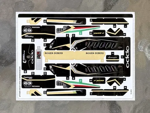 LEGO 76899 Lamborghini Urus ST-X & Huracán Super Trofeo EVO Sticker Sheet 1 ONLY