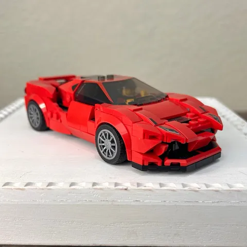 LEGO Speed Champions 76895 Ferrari F8 Tribute Incomplete w/ Minifigure 