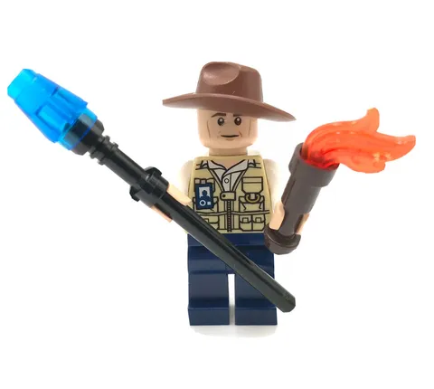 LEGO Vet Fedora Hat minifigure Jurassic World 75919 dinosaur