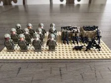 LEGO Custom Military USMC Recon (12x) Minifigures w/ multiple accessories