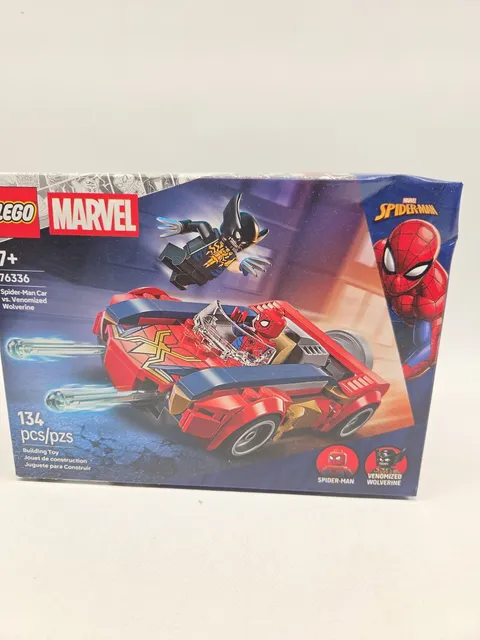 LEGO Marvel 76336 Spider-Man Car vs. VENOMIZED WOLVERINE NEW 