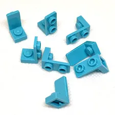 LEGO Parts - Medium Azure Bracket 1 x 1 - 1 x 2 Inverted - No 73825 - QTY 8