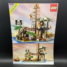 Lego Pirates Forbidden Island 6270 Vintage 1989 - Instruction Booklet Only