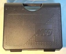 1997 LEGO Black Plastic Carrying & Storage Case With Secure  Latches W/ BAG LEGO