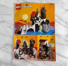 Lego Castle Wolfpack Tower 6075 Instruction Booklet - 1992