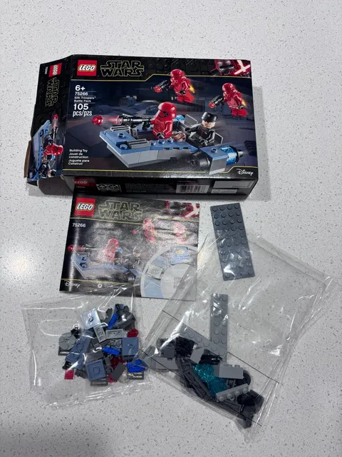 LEGO 75266 Star Wars: Sith Troopers Battle Pack INCOMPLETE! No Figures!