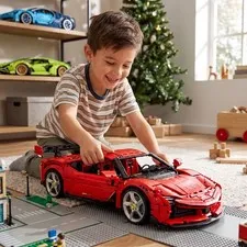 SF90 Car Building Blocks Moc Technic 42056 42232 42177 42172 42110 42115 42126 Set