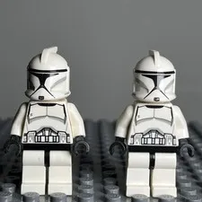 Lego Star Wars Phase 1  Clone Trooper Minifigure sw0442 75016 75015 Lot Of 2 3i