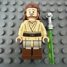 LEGO® Qui-Gon Jinn Minifigure Star Wars Jedi Phantom Menace sw0810