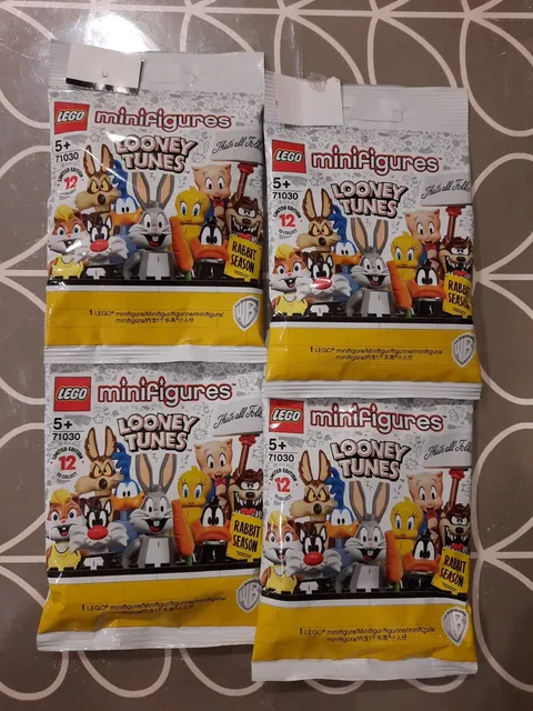 Lot of 4 LEGO Looney Tunes Minifigures Limited Edition Warner Bros New & SEALED