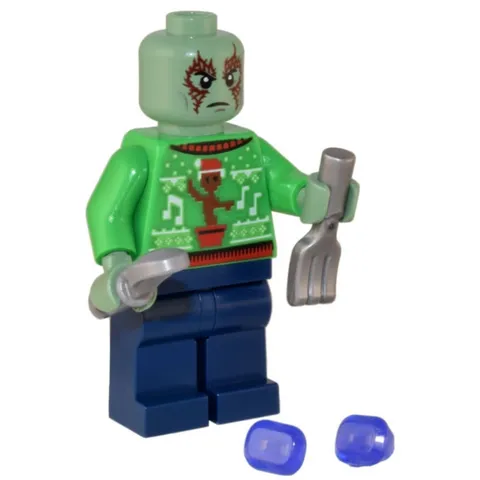 LEGO Super Heroes Drax Holiday Sweater Minifigure sh0837 Marvel New