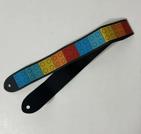 LEGO 31147 - Cloth Camera Strap w/ 2 Holes & 2 x 2 Plates Pattern - Black - READ