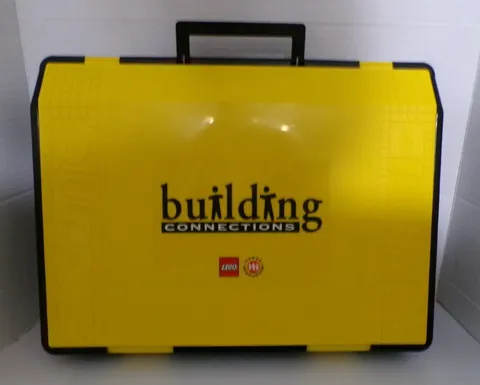 LEGO Technic 1993 Black & Yellow Storage Case Building Connections Size 15x11x3